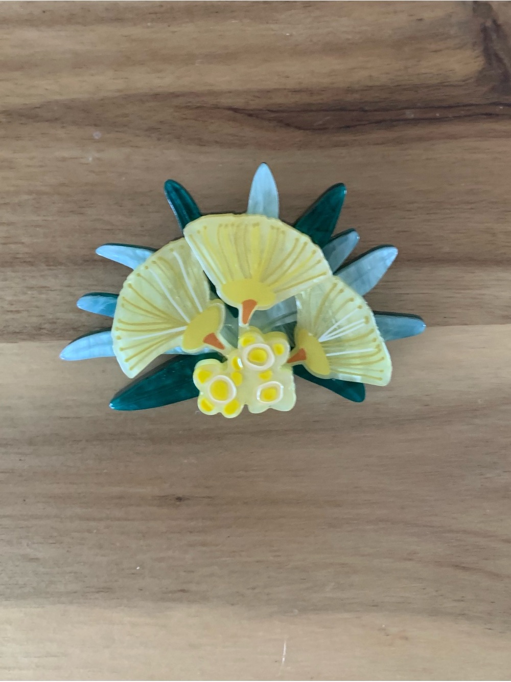 Erstwilder Endearing Lilly Pilly brooch flower pin NWOT